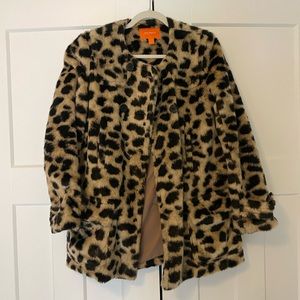 JOE FRESH leopard print coat